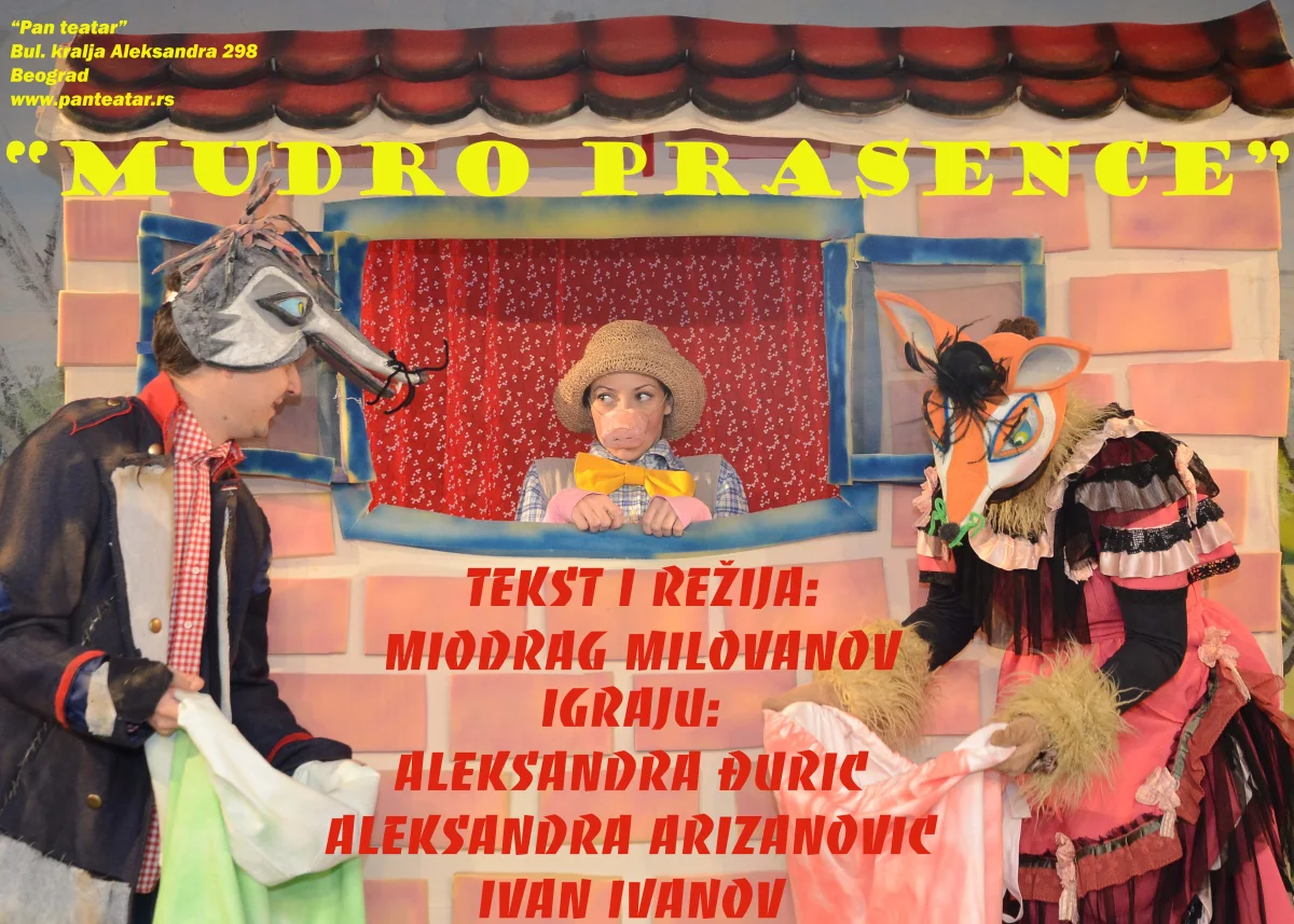 Plakat predstave BAJKA O MUDROM PRASETU