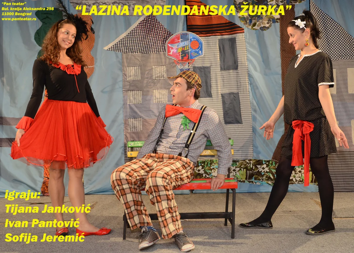 Plakat — LAZINA ROĐENDANSKA ŽURKA